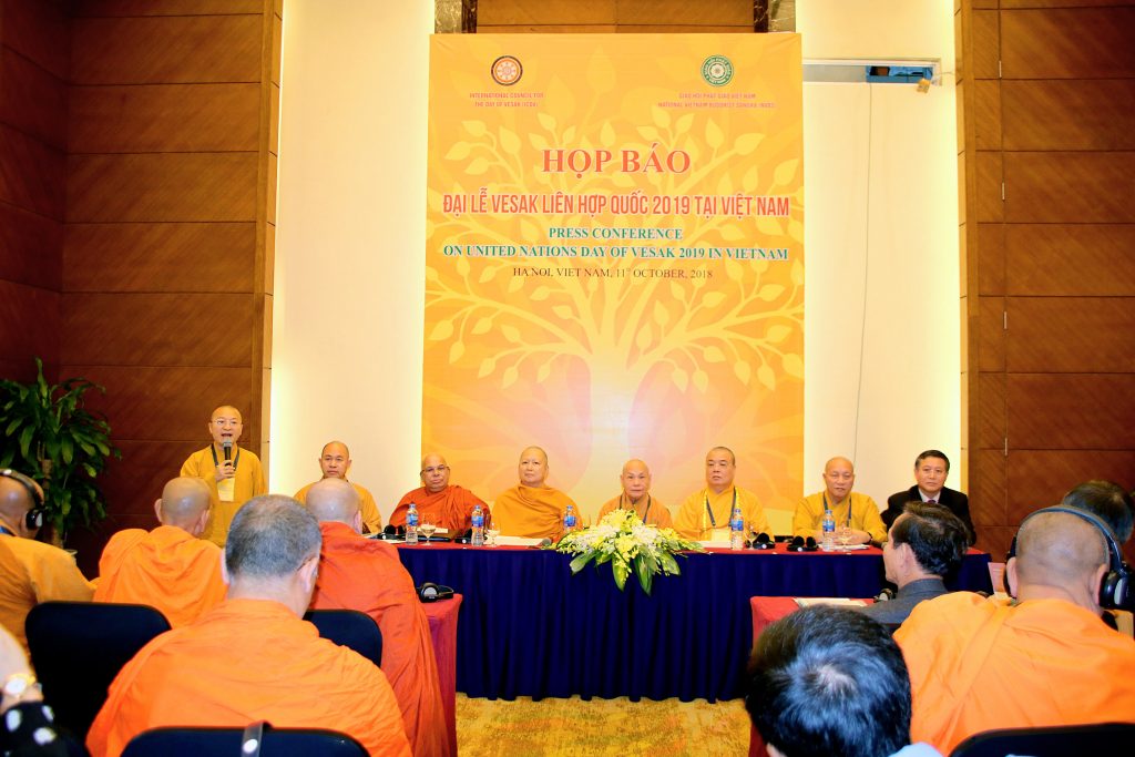 Hà Nội: Họp báo về việc Tổ chức Đại lễ Vesak LHQ 2019 tại Việt Nam